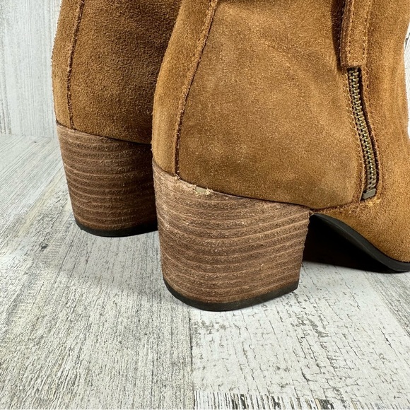 Blondo Women's Siena Boot Waterproof Block Heel Black Leather Zip Bootie #1288 - Picture 6 of 14